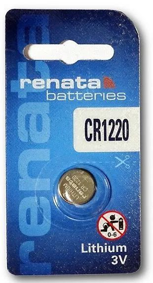 Лот: 22147681. Фото: 1. RENATA CR 1220 3V (BL-1) (10/100... Батарейки, аккумуляторы, элементы питания