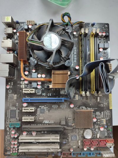 Лот: 25363957. Фото: 1. Материнская плата asus p5q pro... Материнские платы