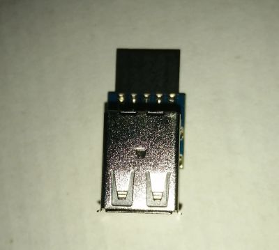 Лот: 25646383. Фото: 1. Переходник USB 2.0 9pin - USB... Шлейфы, кабели, переходники