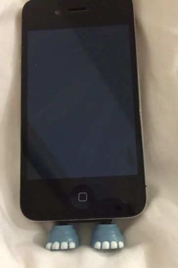 Лот: 3345973. Фото: 1. ножки слона для iPhone 4/4s. Брелоки, подвески