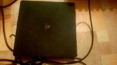 Лот: 10927363. Фото: 1. Продам ps 4 Slim с играми. Игровые приставки, консоли