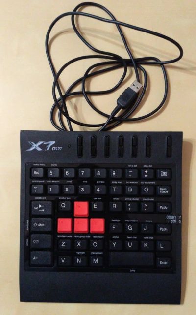 Лот: 9221341. Фото: 1. Проводной игровой блок A4Tech... Клавиатуры и мыши