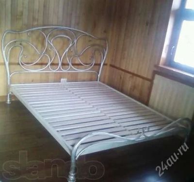 Лот: 2596035. Фото: 1. Кованая кровать (№4). Кровати