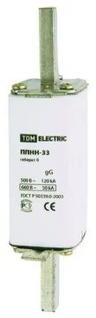 Лот: 7594321. Фото: 1. TDM вставка плавкая ППНН-33 125А. Электроустановочные изделия