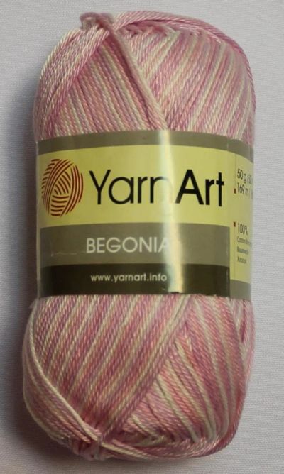 Лот: 11167346. Фото: 1. Пряжа Yarnart Begonia цв-3051... Ткани, нитки, пряжа