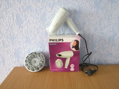 Лот: 18116197. Фото: 1. Новый фен Philips compact. Укладка и стрижка волос, бритьё, эпиляция