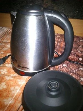 Лот: 12620265. Фото: 1. Электрический чайник дисковый... Чайники, кофемашины, кулеры