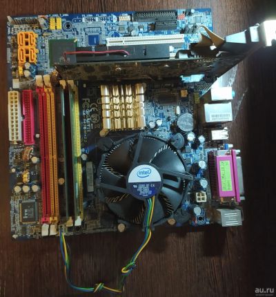 Лот: 18051579. Фото: 1. Компьютер на Intel E3200 2.4 GHz... Материнские платы