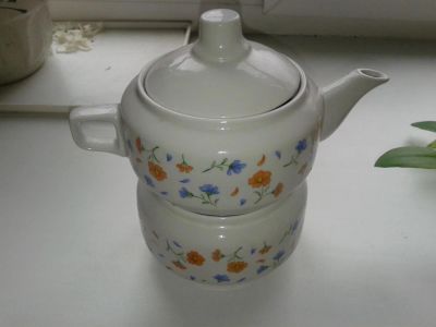Лот: 11403613. Фото: 1. чайник и сахарница. Чайники, заварники, турки