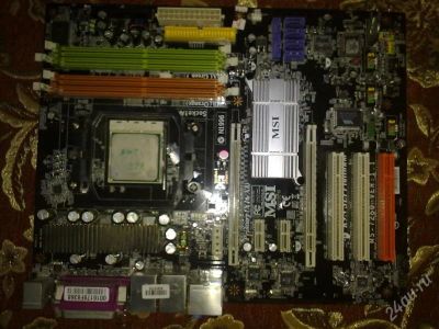 Лот: 888176. Фото: 1. Материнская плата MSI Socket-AM2... Материнские платы