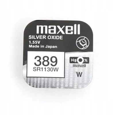 Лот: 15542916. Фото: 1. Эл/пит SR-1130 (AG10/389) Maxell. Батарейки, аккумуляторы, элементы питания