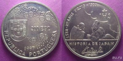 Лот: 13638294. Фото: 1. Португалия 200 эскудо 1997 Япония... Европа