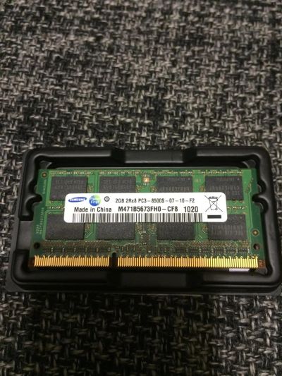 Лот: 3452018. Фото: 1. Память SO DIMM DDR3 pc8500 1066Mhz... Оперативная память
