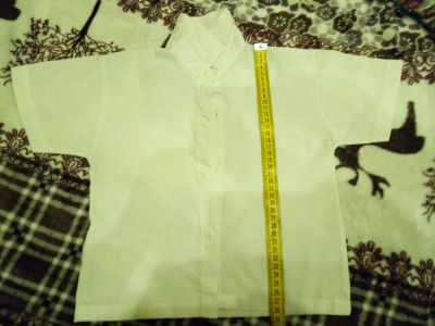 Лот: 16990900. Фото: 1. Рубашка белая. Рубашки, блузки, водолазки