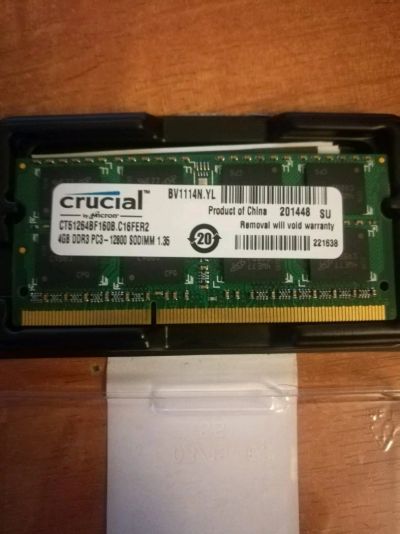 Лот: 16004949. Фото: 1. Оперативная память Crucial 4Gb... Оперативная память