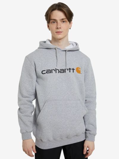 Лот: 22442574. Фото: 1. Худи мужская Carhartt, Серый. Другое (спортивная одежда)