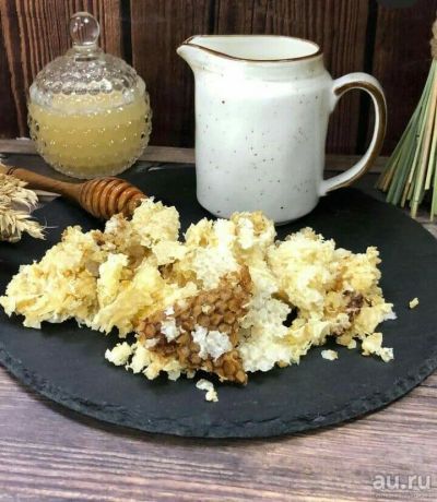 Лот: 17979631. Фото: 1. Забрус с мёдом, около 300 грамм... Мёд, продукты пчеловодства