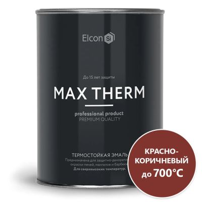 Лот: 24088053. Фото: 1. Эмаль Elcon, декоративная, термостойкая... Краски, лаки, растворитель