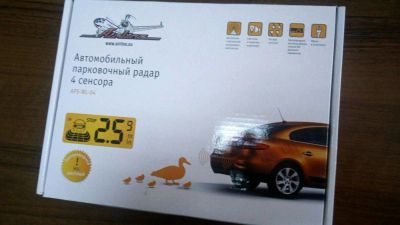 Лот: 11153065. Фото: 1. Парктроник 4 канала ЖК-дисплей... Видеорегистраторы,  радар-детекторы, системы парковки
