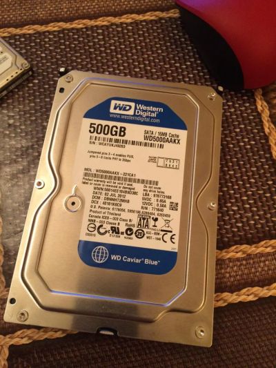 Лот: 9960111. Фото: 1. Жесткий диск WD 500Gb 3.5" (состояние... Жёсткие диски (HDD)