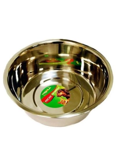 Лот: 6857080. Фото: 1. Миска металлическая TRIOL 1602... Миски, лотки, наполнители
