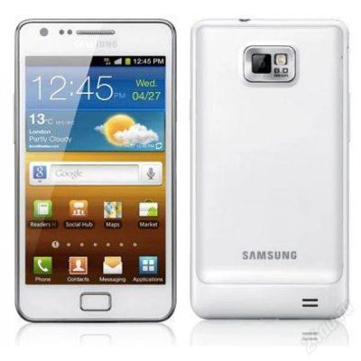 Лот: 1321480. Фото: 1. Белый смартфон Samsung Galaxy... Смартфоны