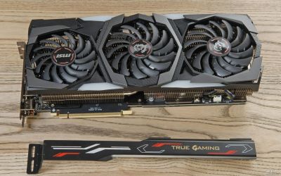 Лот: 17829558. Фото: 1. RTX 2070 super MSI gaming X trio. Видеокарты