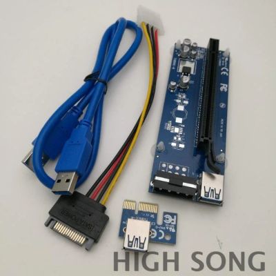 Лот: 9895737. Фото: 1. Райзер PCI-E 1x - 16x 60см. Платы расширения, контроллеры, доп. порты