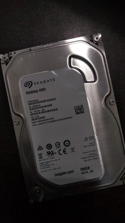 Лот: 13036028. Фото: 1. Seagate ST500DM002 500Gb жёсткий... Жёсткие диски