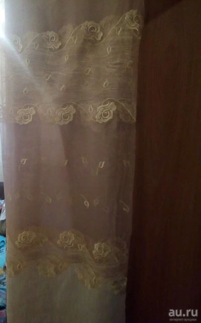 Лот: 13394598. Фото: 1. Тюль органза. Шторы, тюль