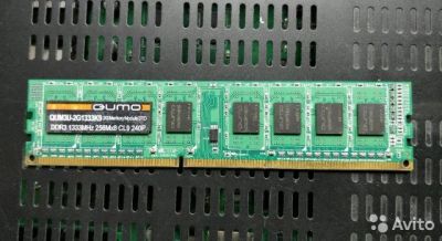 Лот: 11634320. Фото: 1. Qumo (QUM3U-2G1333K9) 2GB DDR3... Оперативная память