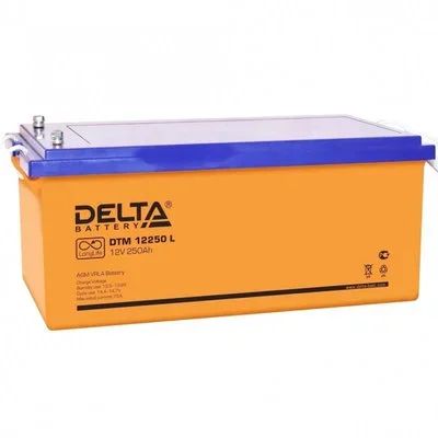 Лот: 14961966. Фото: 1. Аккумуляторная батарея Delta DTM... Инверторы, ИБП