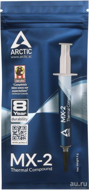 Лот: 15230102. Фото: 1. Термопаста Arctic Cooling MX-2... Другое (комплектующие)