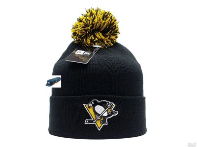 Лот: 18486634. Фото: 1. Шапка Pittsburgh Penguins NHL. Головные уборы