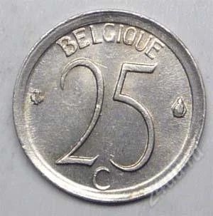 Лот: 1436755. Фото: 1. Бельгия. 25 сантим 1974г. Европа