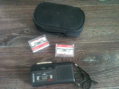 Лот: 5909766. Фото: 1. Микрокассетный диктофон sony M-727V. Диктофоны