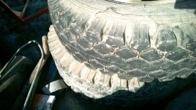 Лот: 9372608. Фото: 1. Диск с резиной на Зил 130. Шины на дисках
