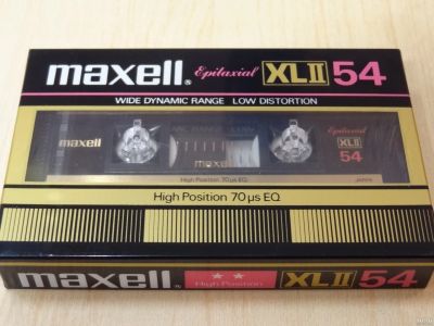 Лот: 13383679. Фото: 1. Аудиокассета Maxell XLII 54 1982-84г... Кассетные деки, магнитофоны