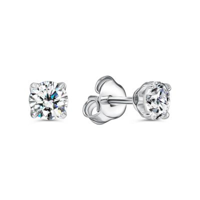 Лот: 23892953. Фото: 1. Серьги-пусеты TALANT из серебра... Серьги, каффы