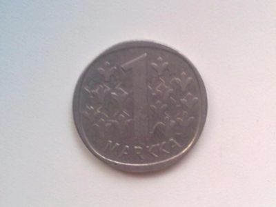 Лот: 6852252. Фото: 1. Финляндия 1 марка 1971 год состояние... Европа