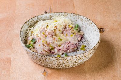 Лот: 18432477. Фото: 1. Паста с беконом и луково-чесночным... Еда на заказ