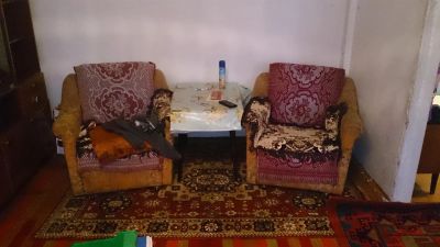 Лот: 3557061. Фото: 1. 2 кресла одним лотом с рубля. Кресла, пуфы