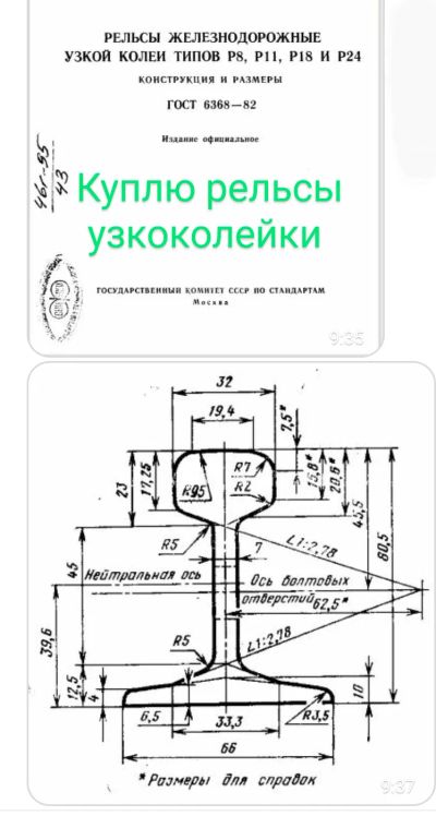 Лот: 23361189. Фото: 1. Рельс р- 11 узкоколейки куплю. Промышленное