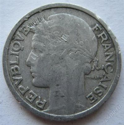 Лот: 1694484. Фото: 1. vz Франция 1 франк 1947. Европа