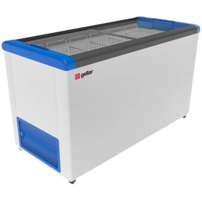 Лот: 24596283. Фото: 1. Холодильник Gellar FG 500 C Blue. Холодильники, морозильные камеры