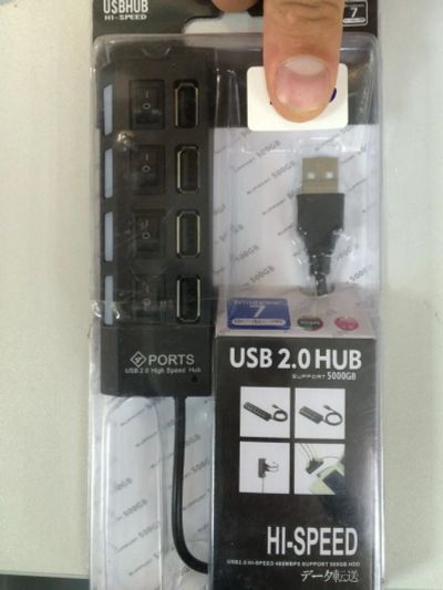 Лот: 8546547. Фото: 1. usb hab с выключателями!!. USB хабы