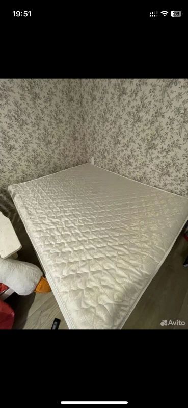 Лот: 21142294. Фото: 1. Кровать с матрасом. Кровати