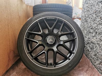 Лот: 19342145. Фото: 1. Диски с резиной на mercedes r18. Диски