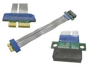Лот: 3360954. Фото: 1. Рейзер PCI-E 1x-1x а так же 1x-16x. Шлейфы, кабели, переходники