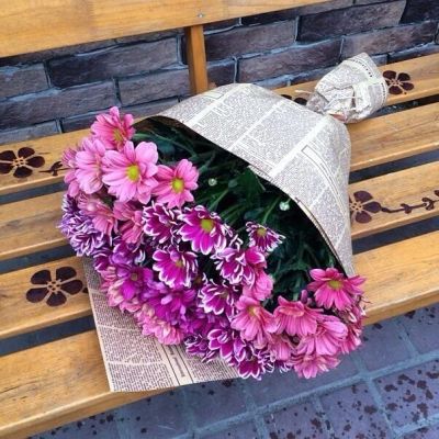 Лот: 6939668. Фото: 1. Цветы . Букет от Цветограда... Свежие цветы